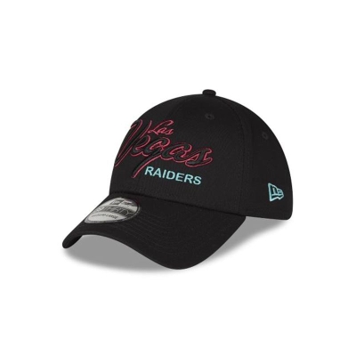 Sapca New Era Las Vegas Raiders NFL Neon 39THIRTY Stretch Fit - Negrii